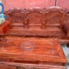 Bộ bàn ghế phòng khách gỗ hương đá