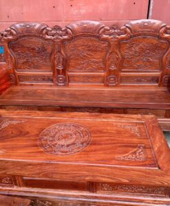 Bộ bàn ghế phòng khách gỗ hương đá