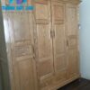 Tủ Quần Áo 4 Cánh Gỗ Tần Bì Sồi Nga