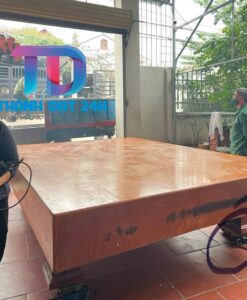 Sập gỗ cẩm vàng nguyên khối