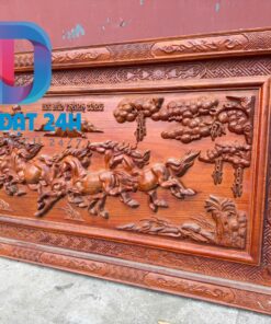Tranh Gỗ Hương Mã Đáo Thành Công