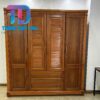 Tủ Áo 4 Cánh Gỗ Xoan Đào